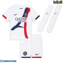 Camisa de Futebol Paris Saint-Germain Ousmane Dembele #10 Equipamento Secundário Infantil 2025-26 Manga Curta (+ Calças curtas)